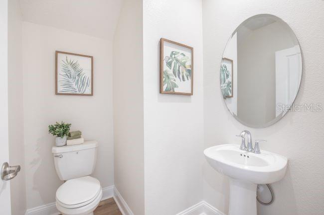 Model home - actual features may vary.