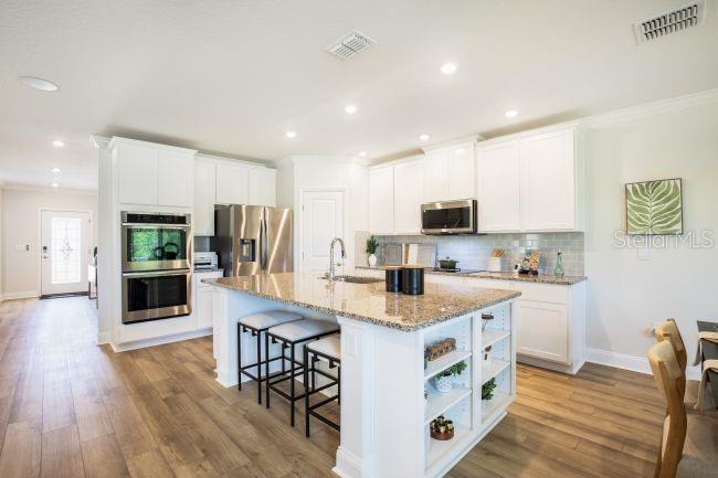 Model home - actual features may vary.