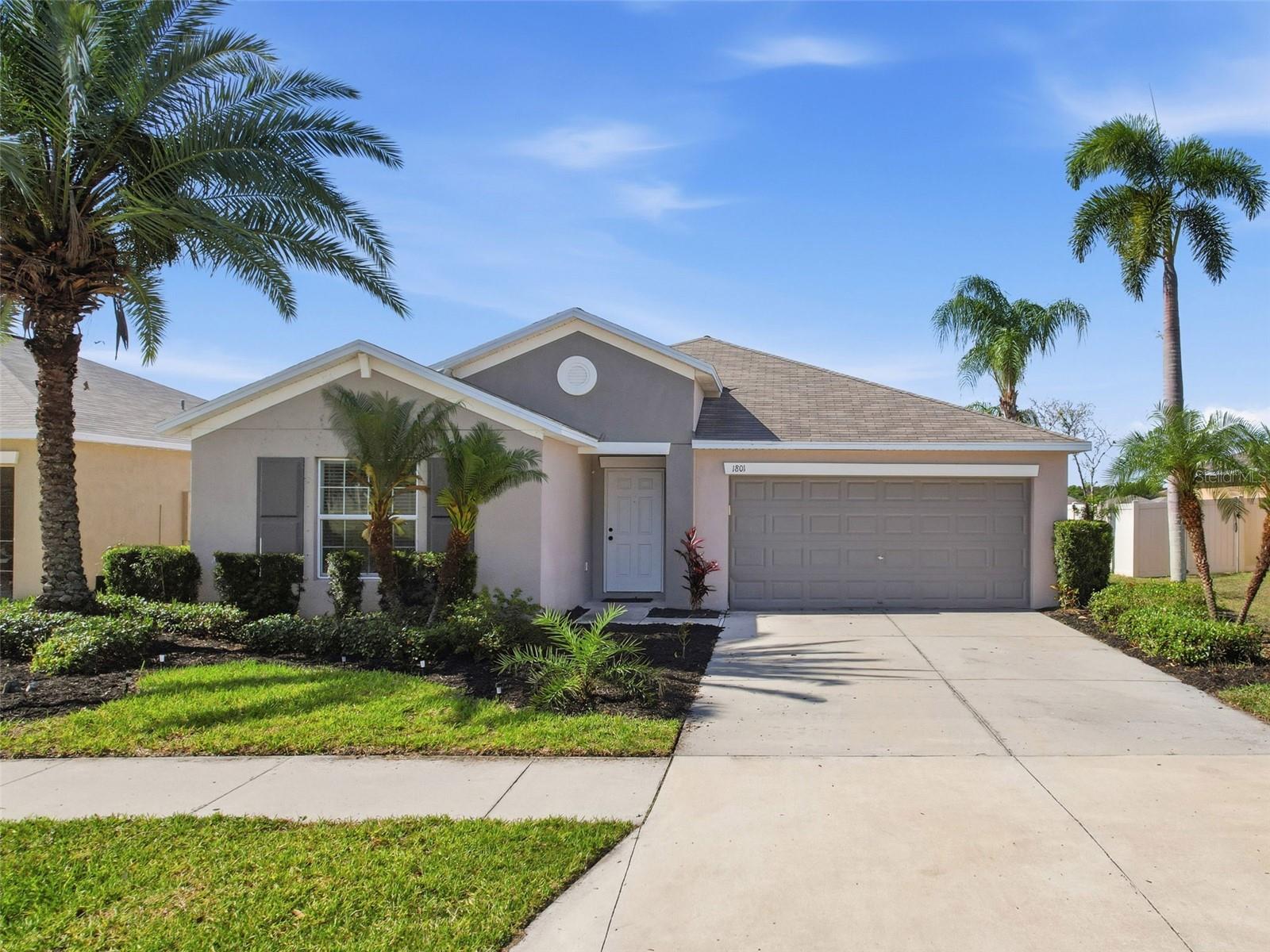This was Hawk's Landing's model home.
