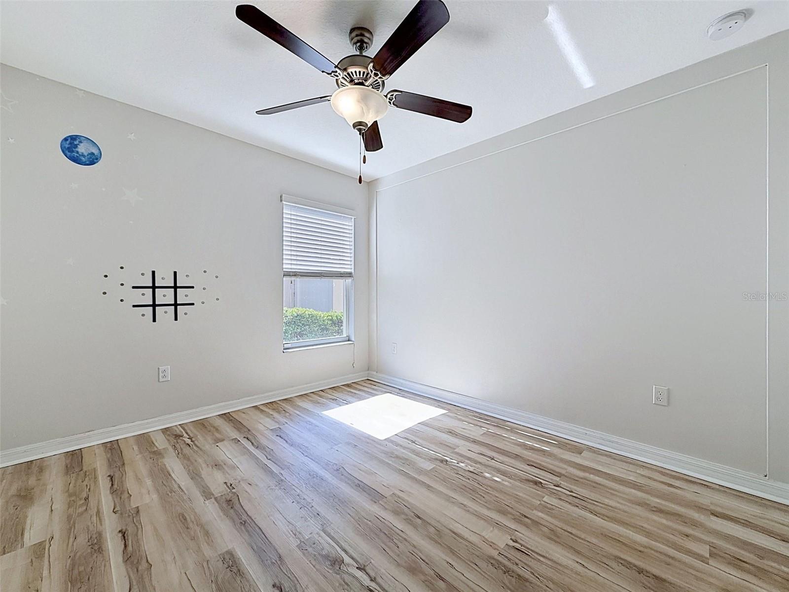 3 of 4 total bedrooms.