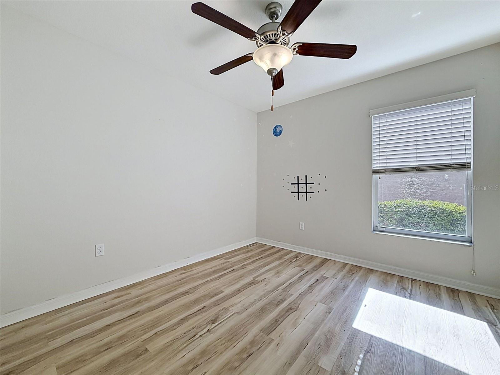 3 of 4 total bedrooms.