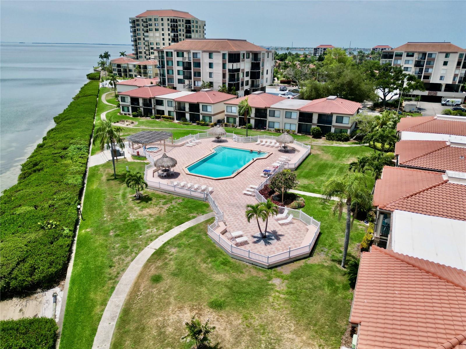 Aerial view of the Pool