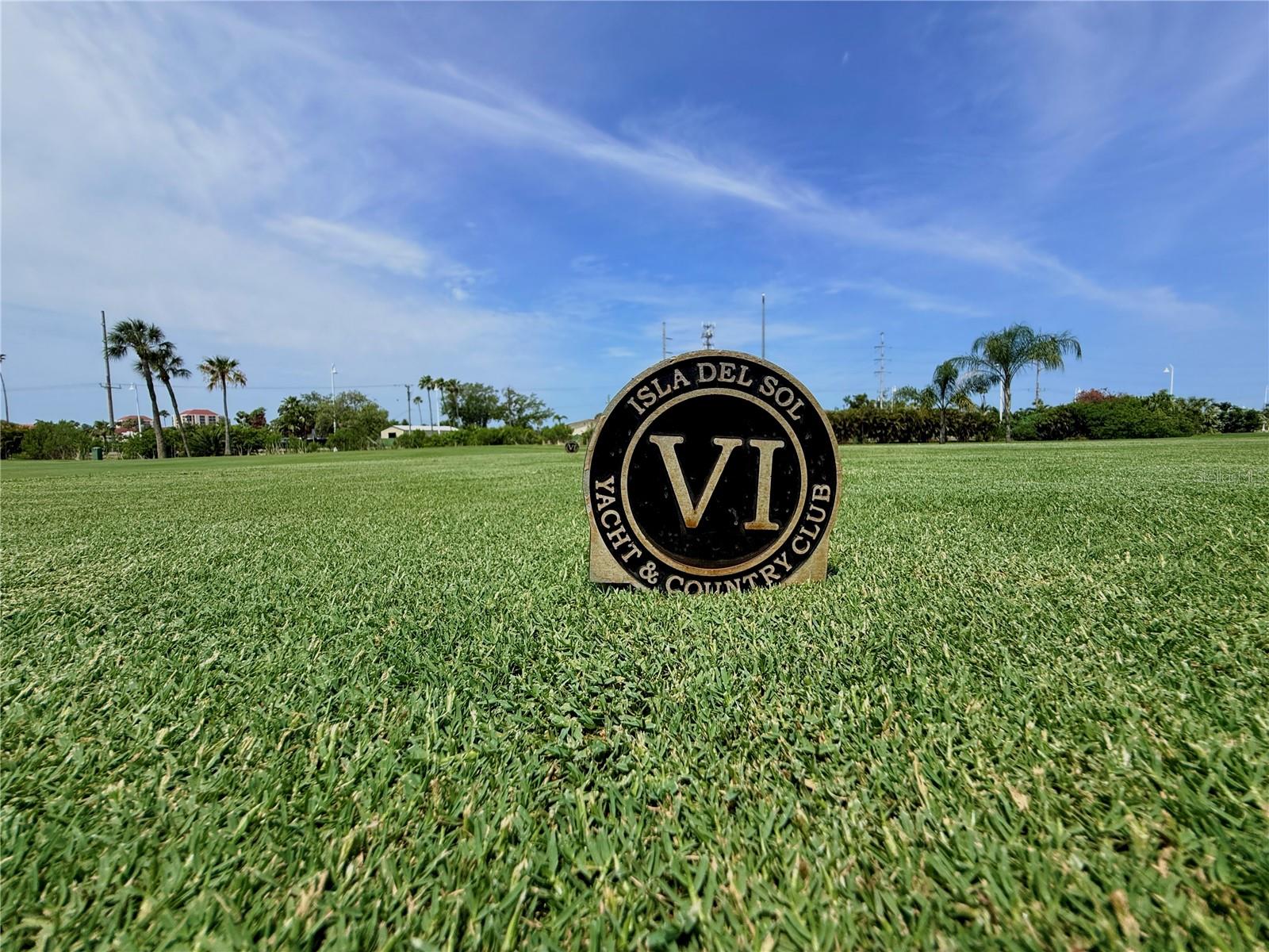 Hole 6 of the golf course