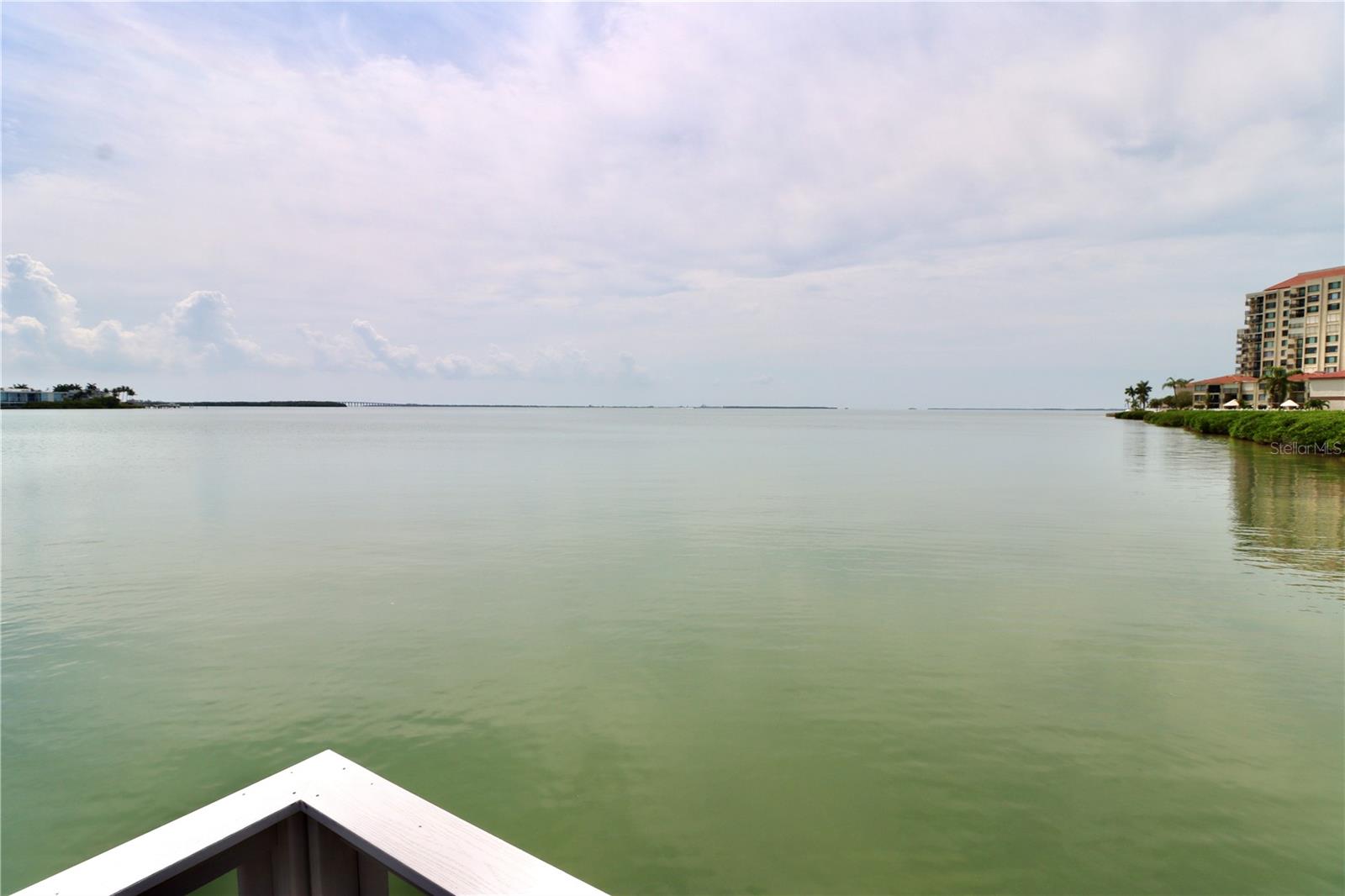 Beautiful views of the Bay from the dock