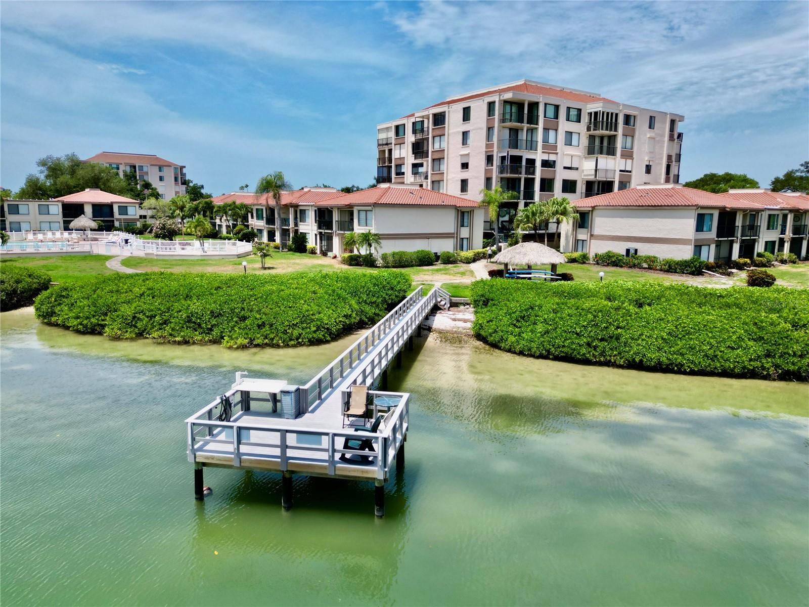 View of the condo looking from the Bay