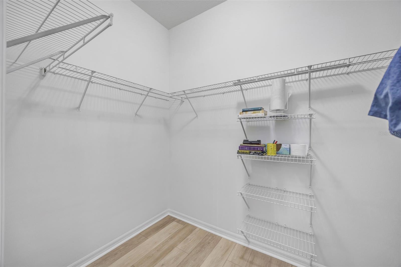 Primary closet