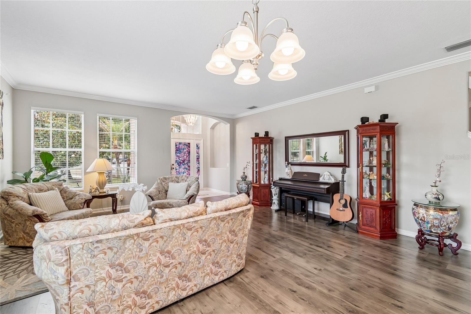 Open Living and Dining Area