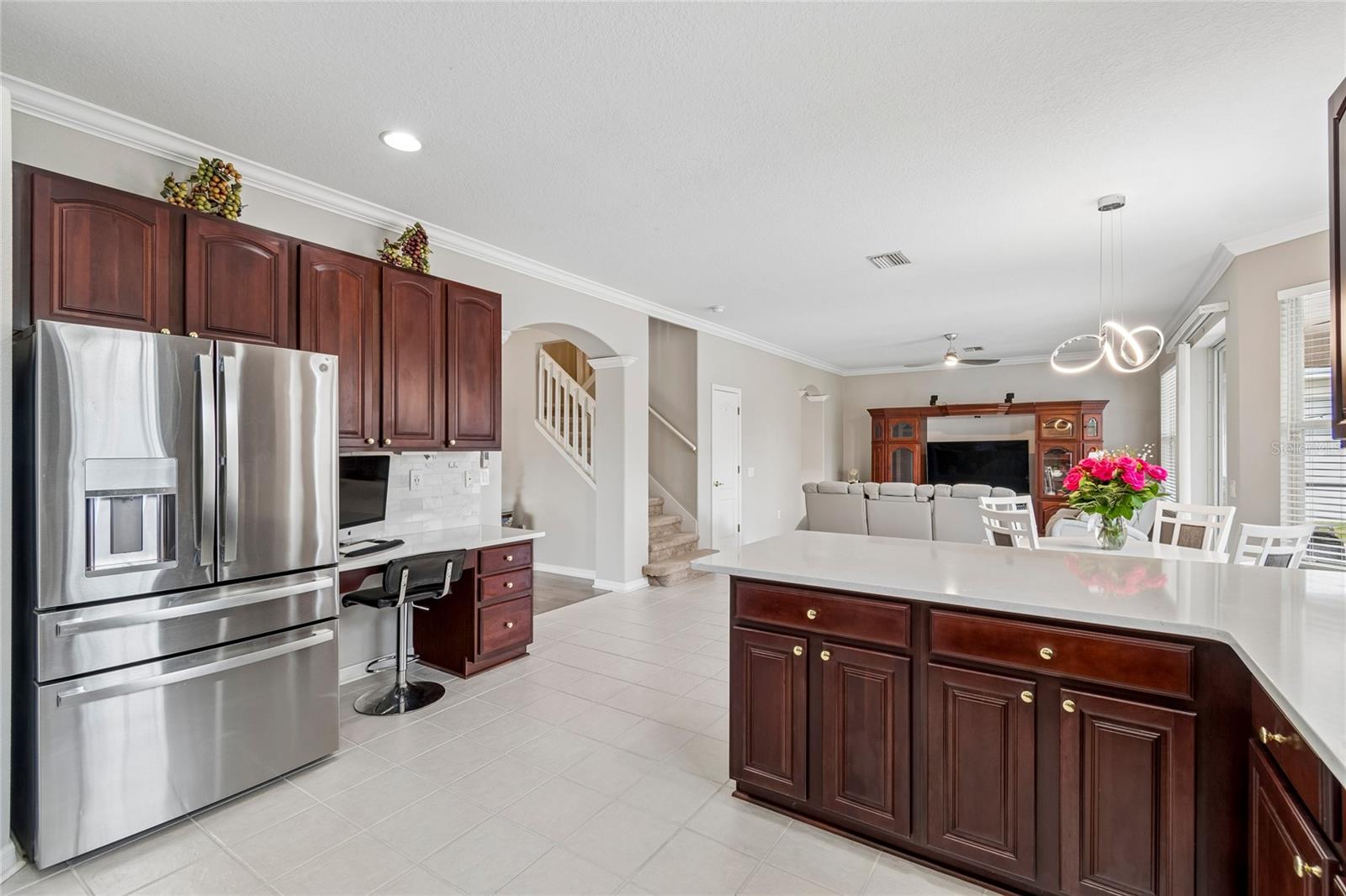 Open and Ample perfect for entertaining.