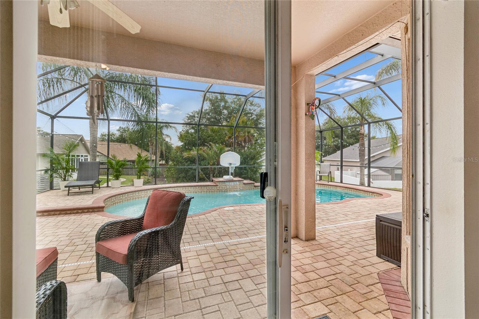 Spacious Pool Area Deck