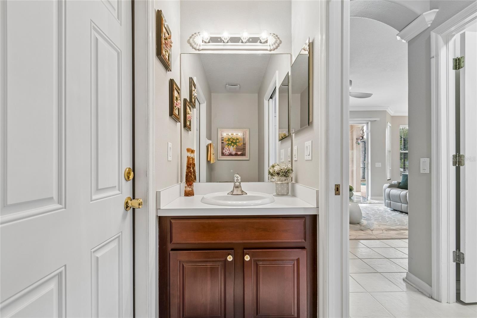 Guest Half Bath 1st Floor