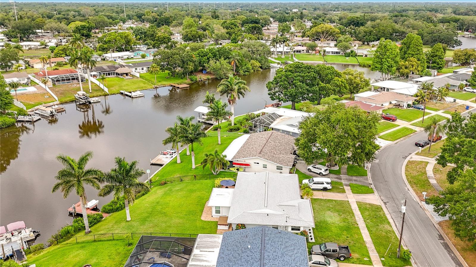 Aerial with neighborhood