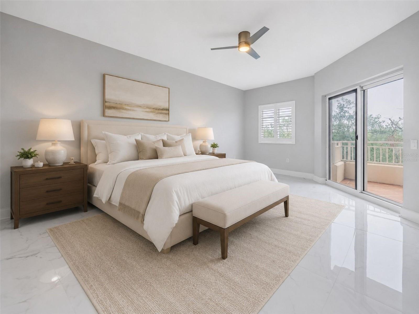 Primary Bedroom - Virtually Staged