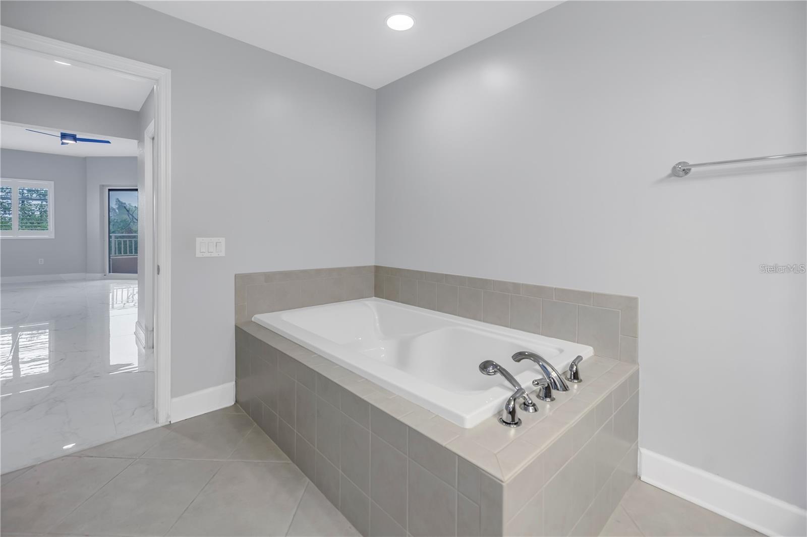 Primary Bathroom Soaking Tub