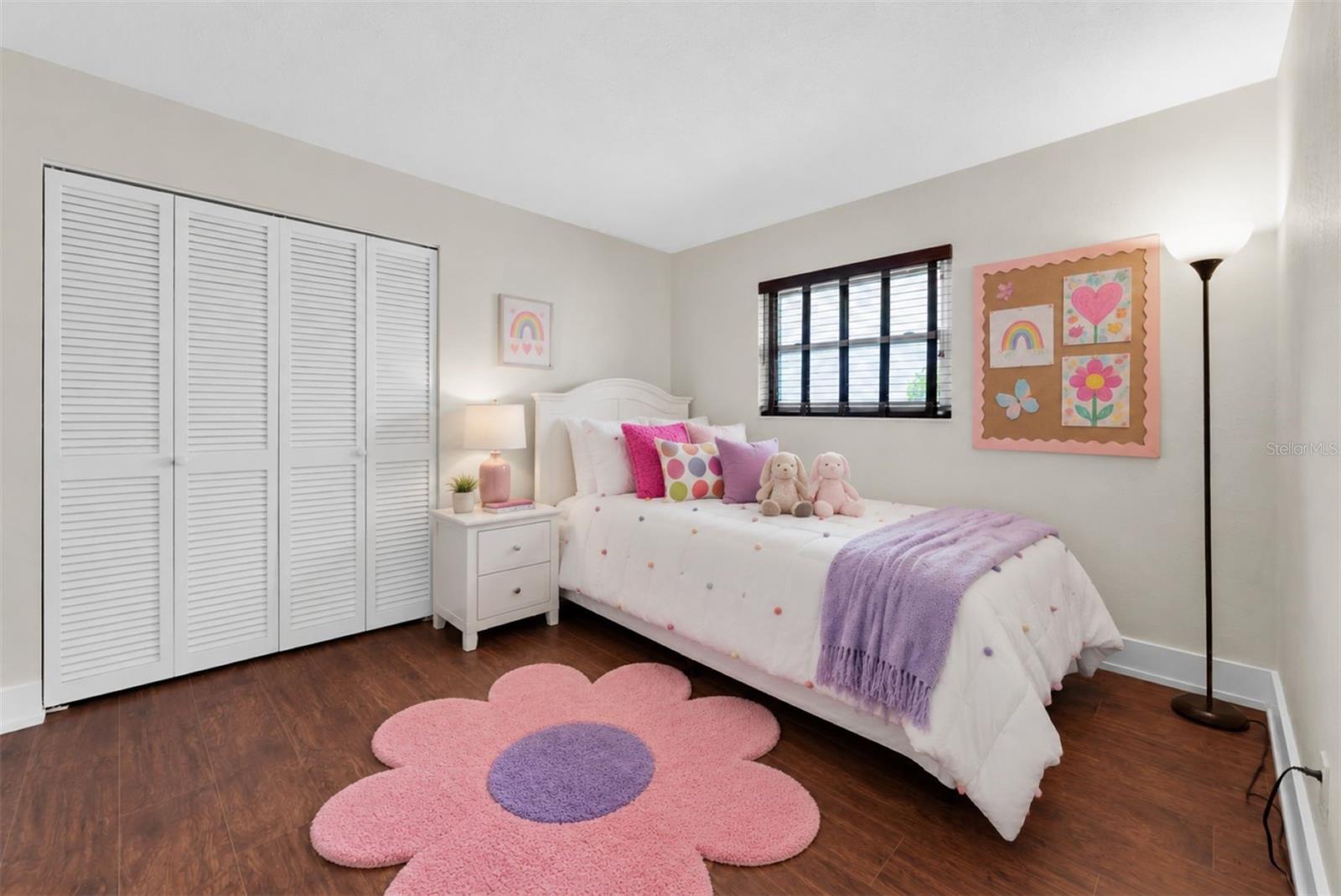 Additional bedroom ideal for guests, office, or hobby room