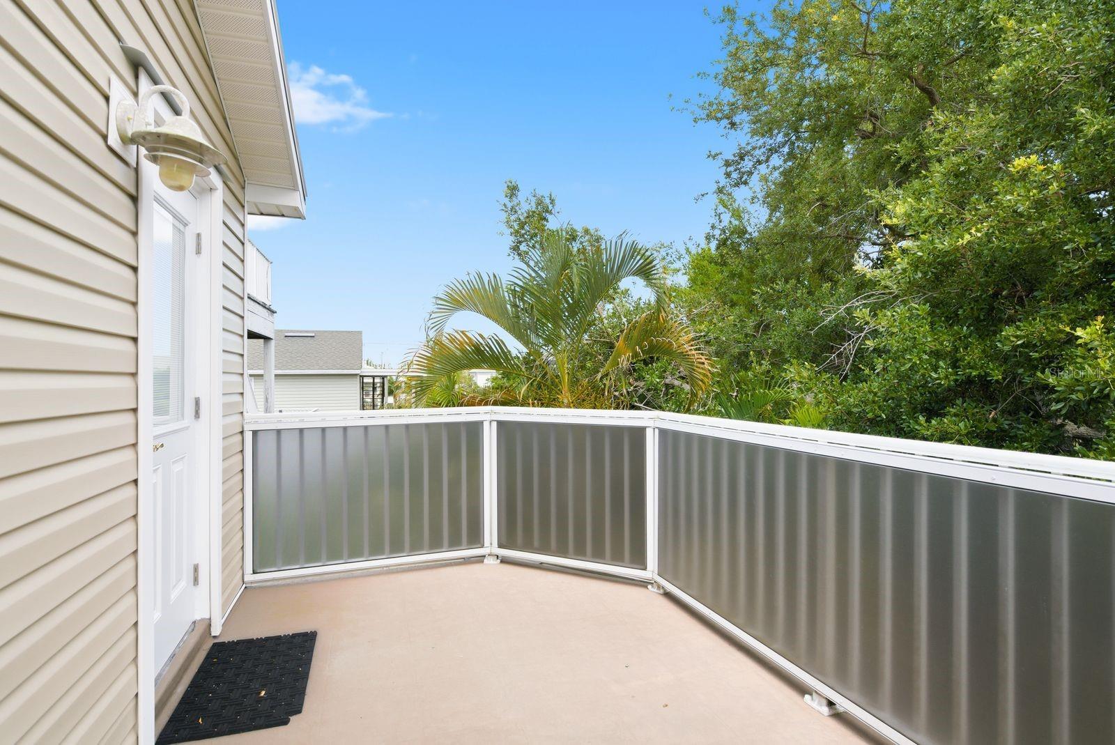 Balcony off primary Bedroom