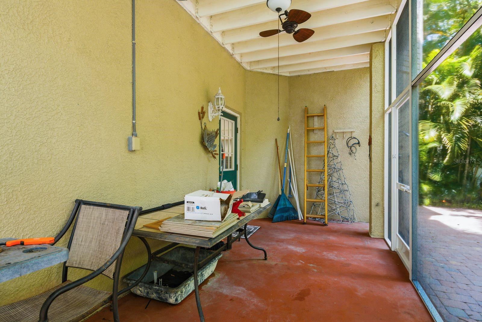 Lower level Screened Porch