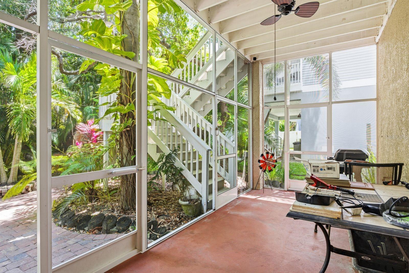 Lower level Screened Porch