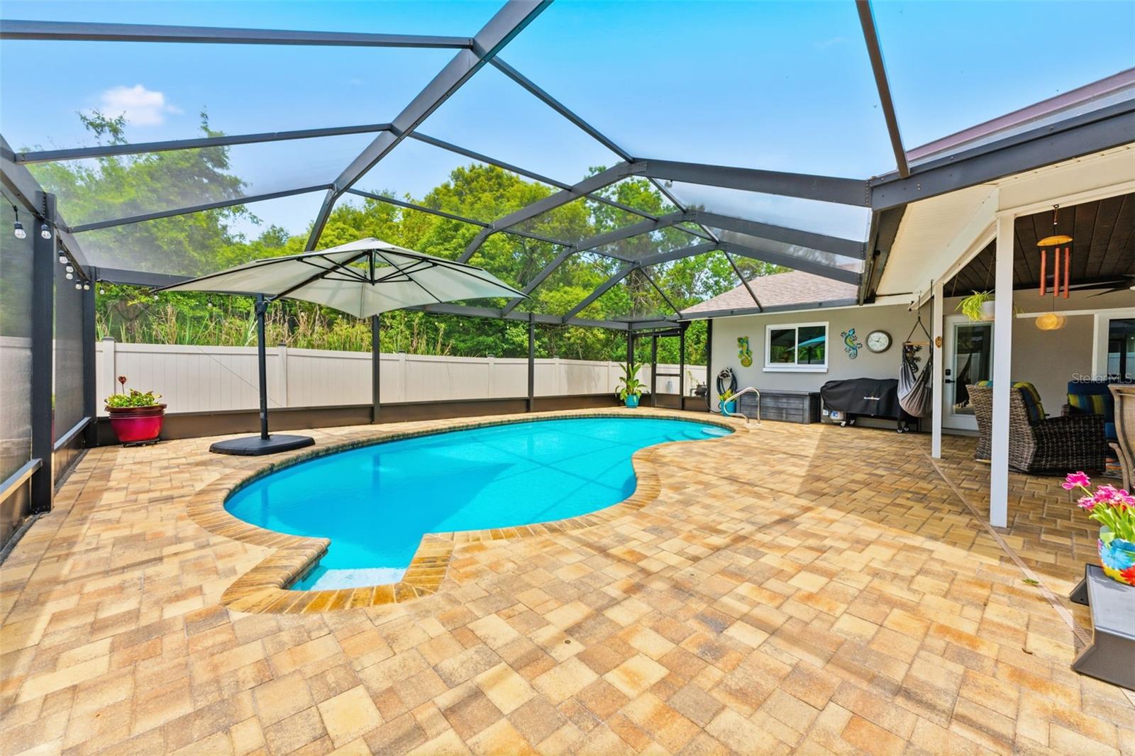 Pool and Patio View