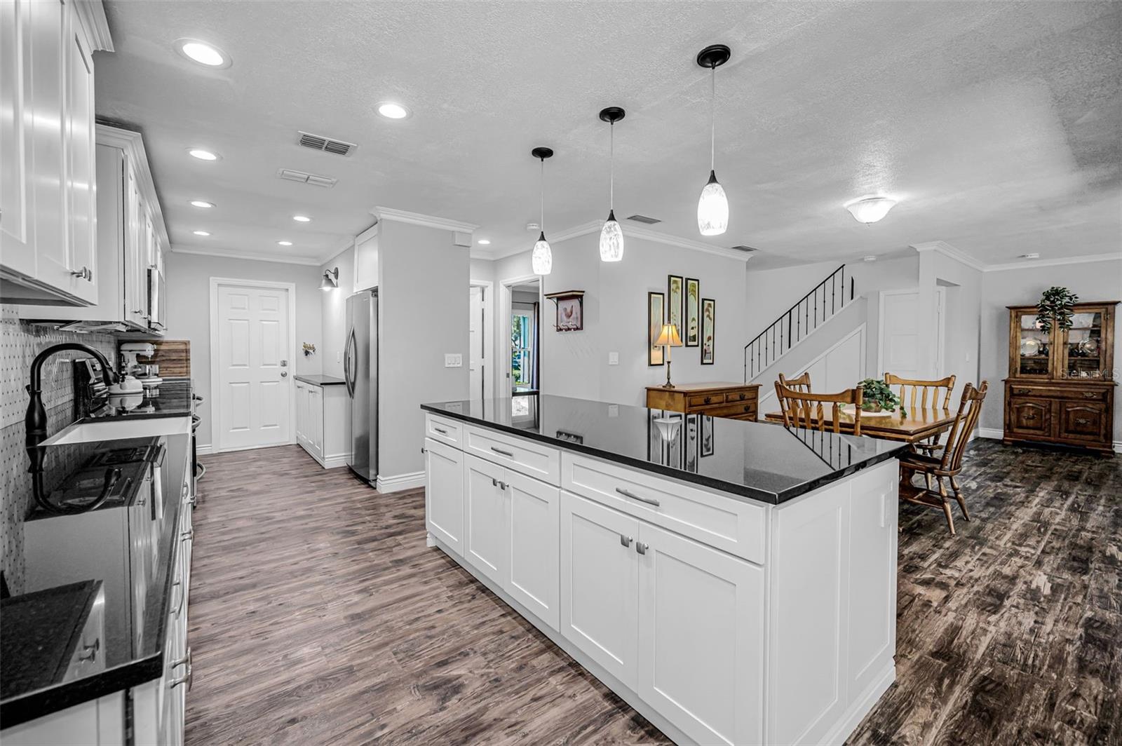 Complete with a spacious center island...