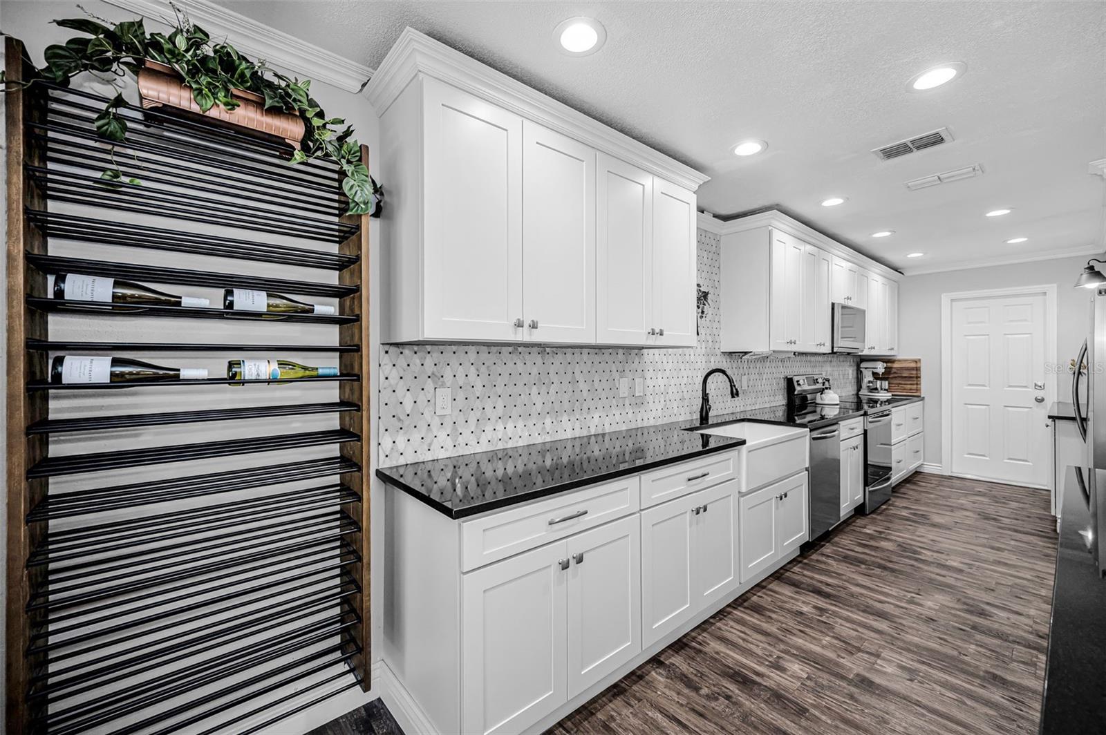 ...an abundance of cabinetry and storage...