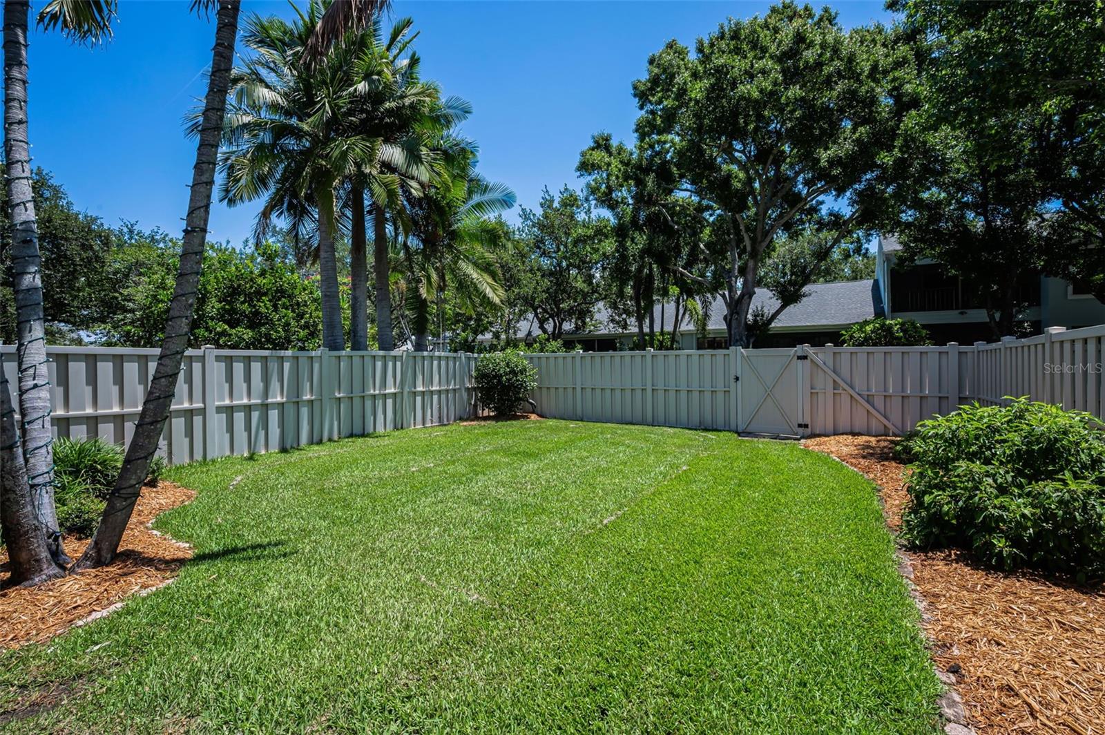 Grass is maintained by the association.