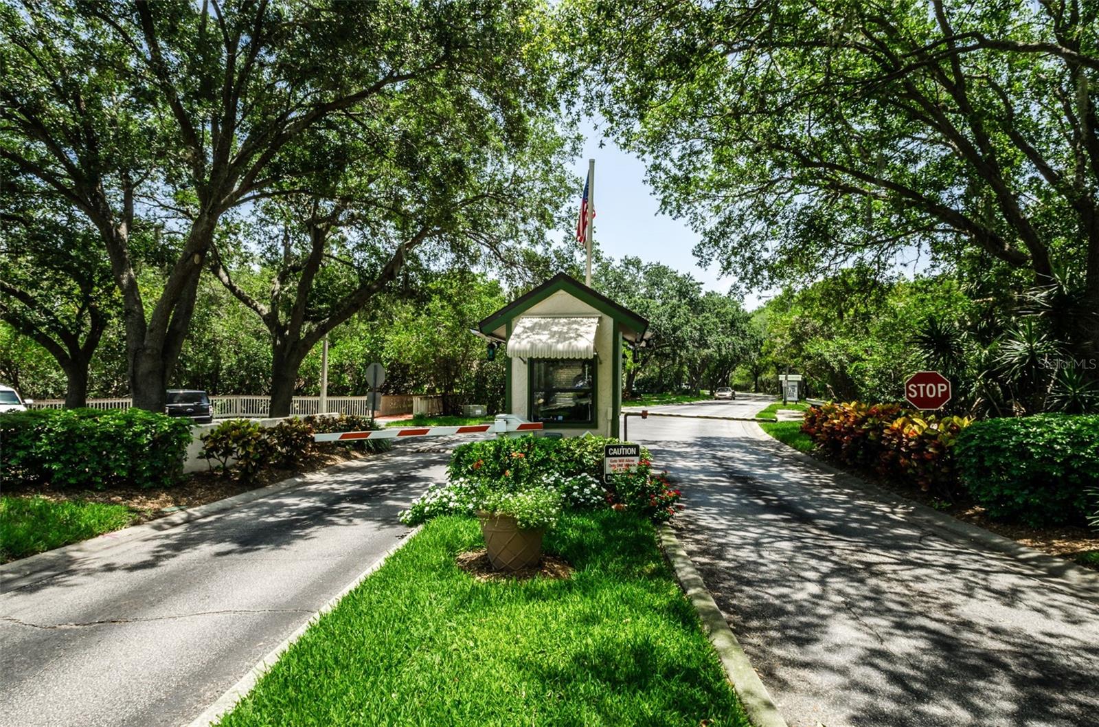 Gated Front Entrance
