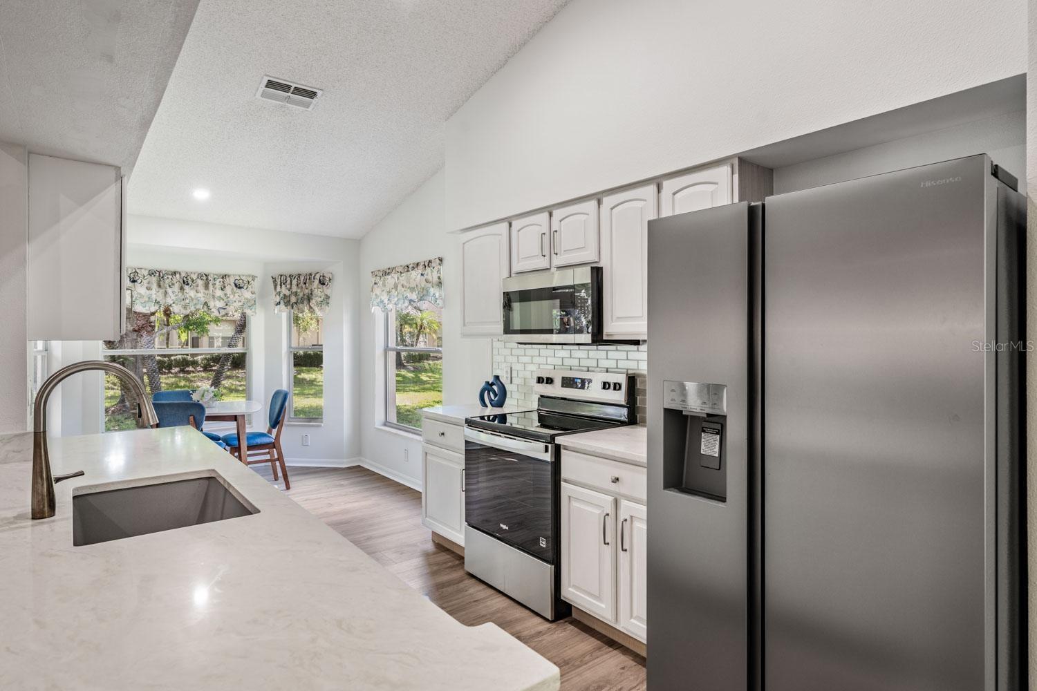 Tiled backsplash