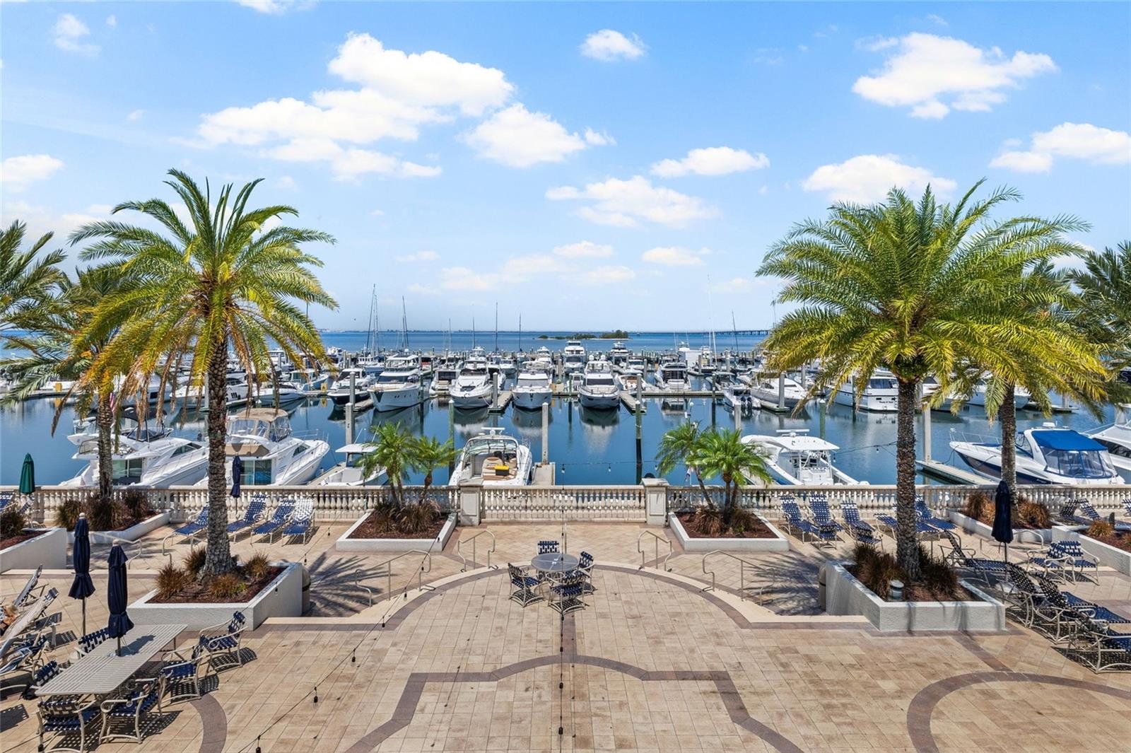 Gated waterfront community