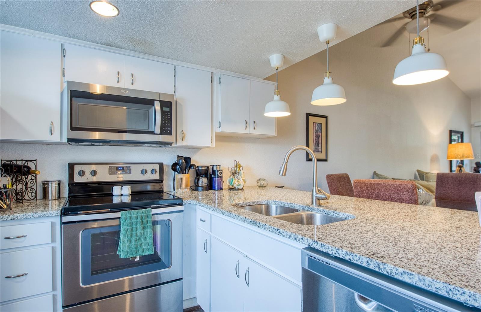 range microwave and dishwasher