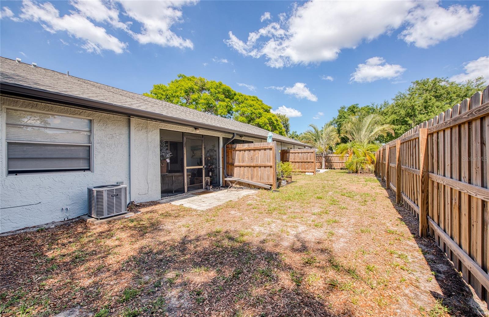 Spacious back yard for your furbaby.