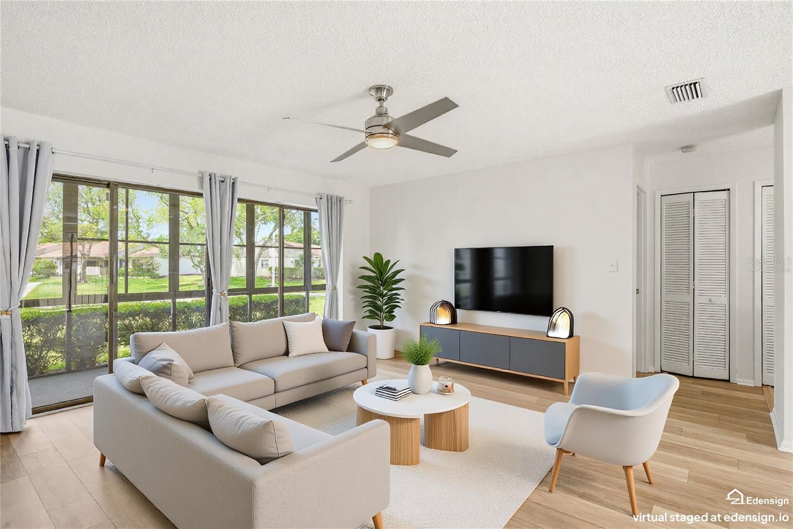 Living Room - Virtually staged