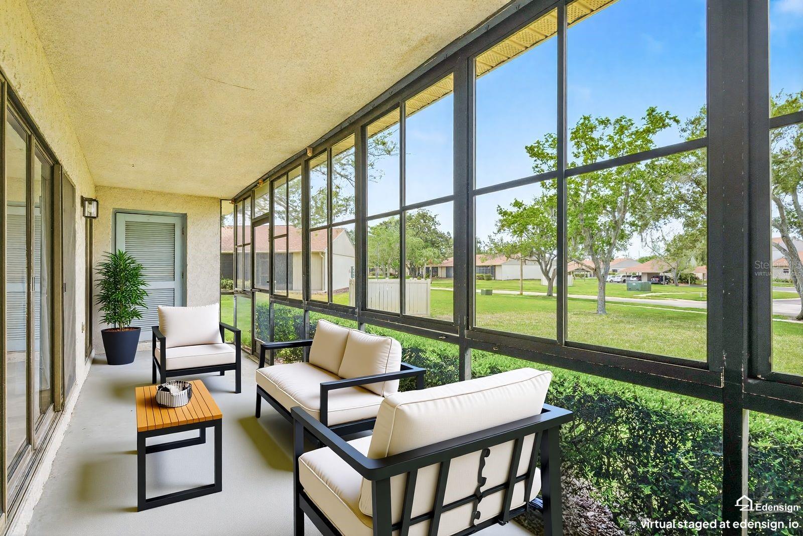 Back Porch - Virtually staged