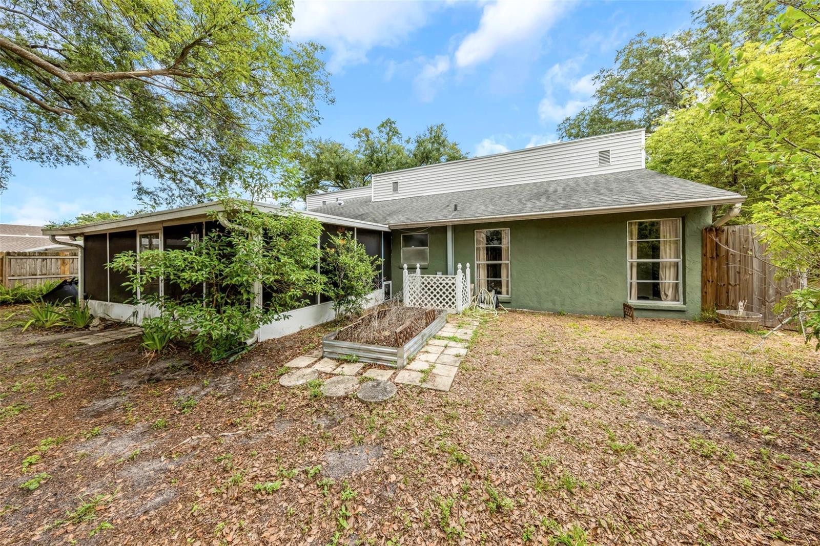 Rear Yard - Reverse View