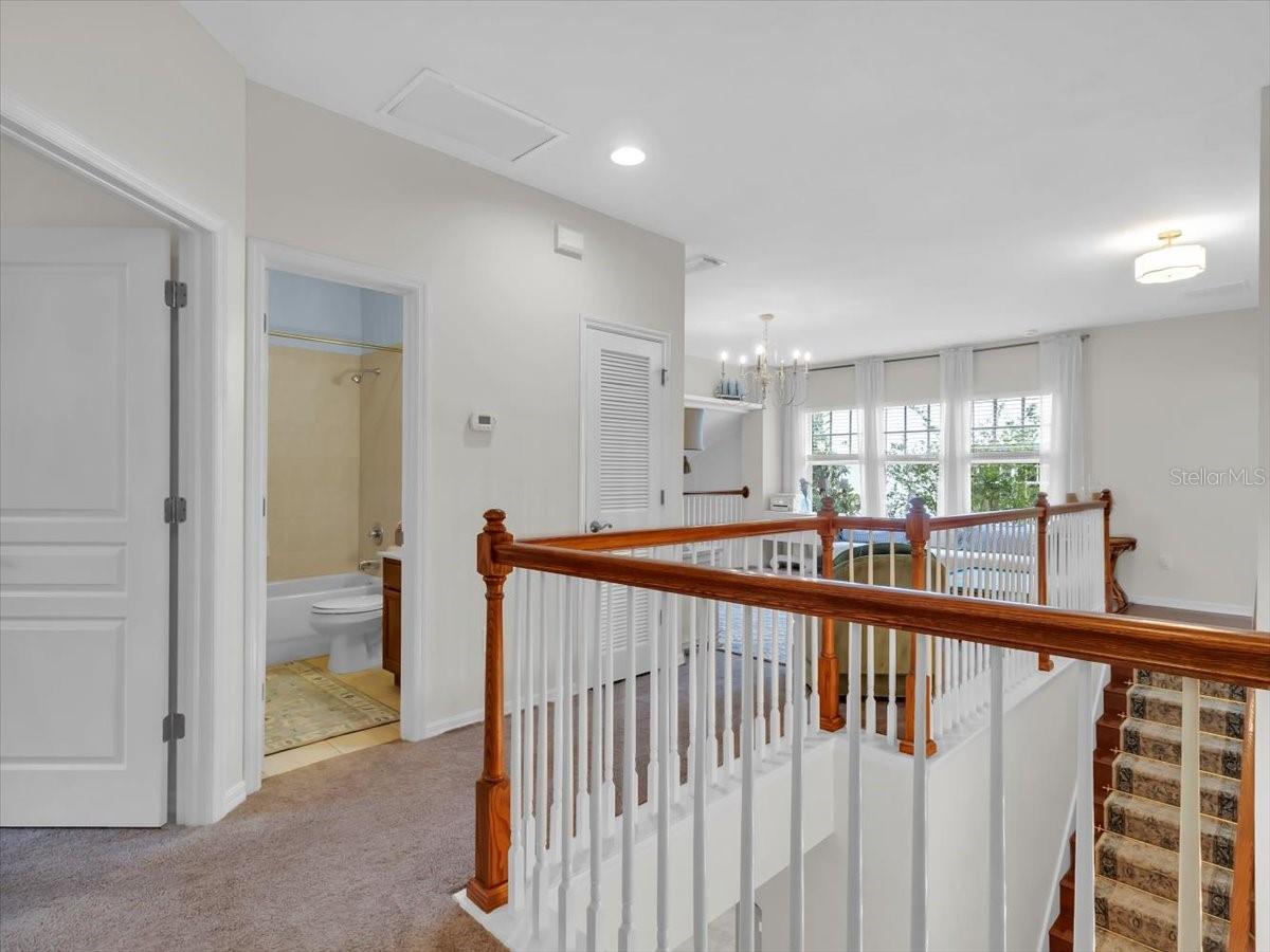 Walkway to Bedroom #4.