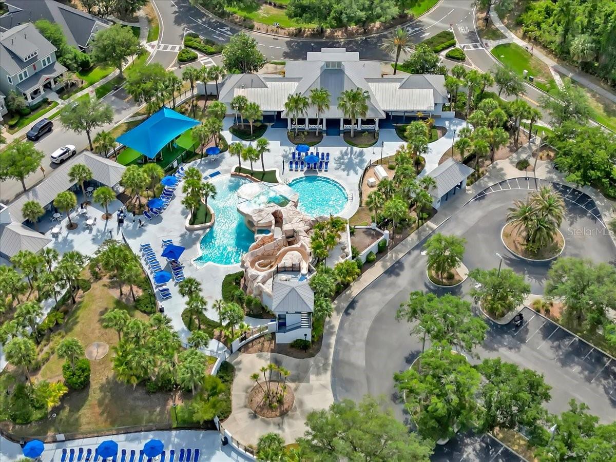 Aquatic center aerial view!