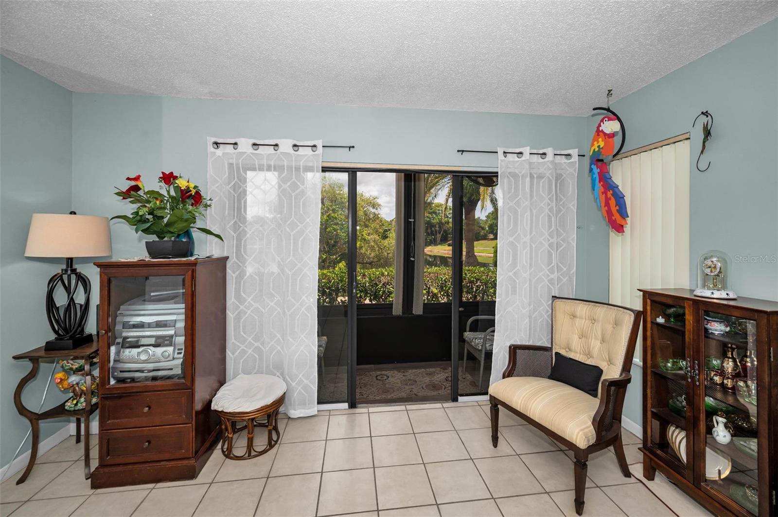 Living Room and sliding doors