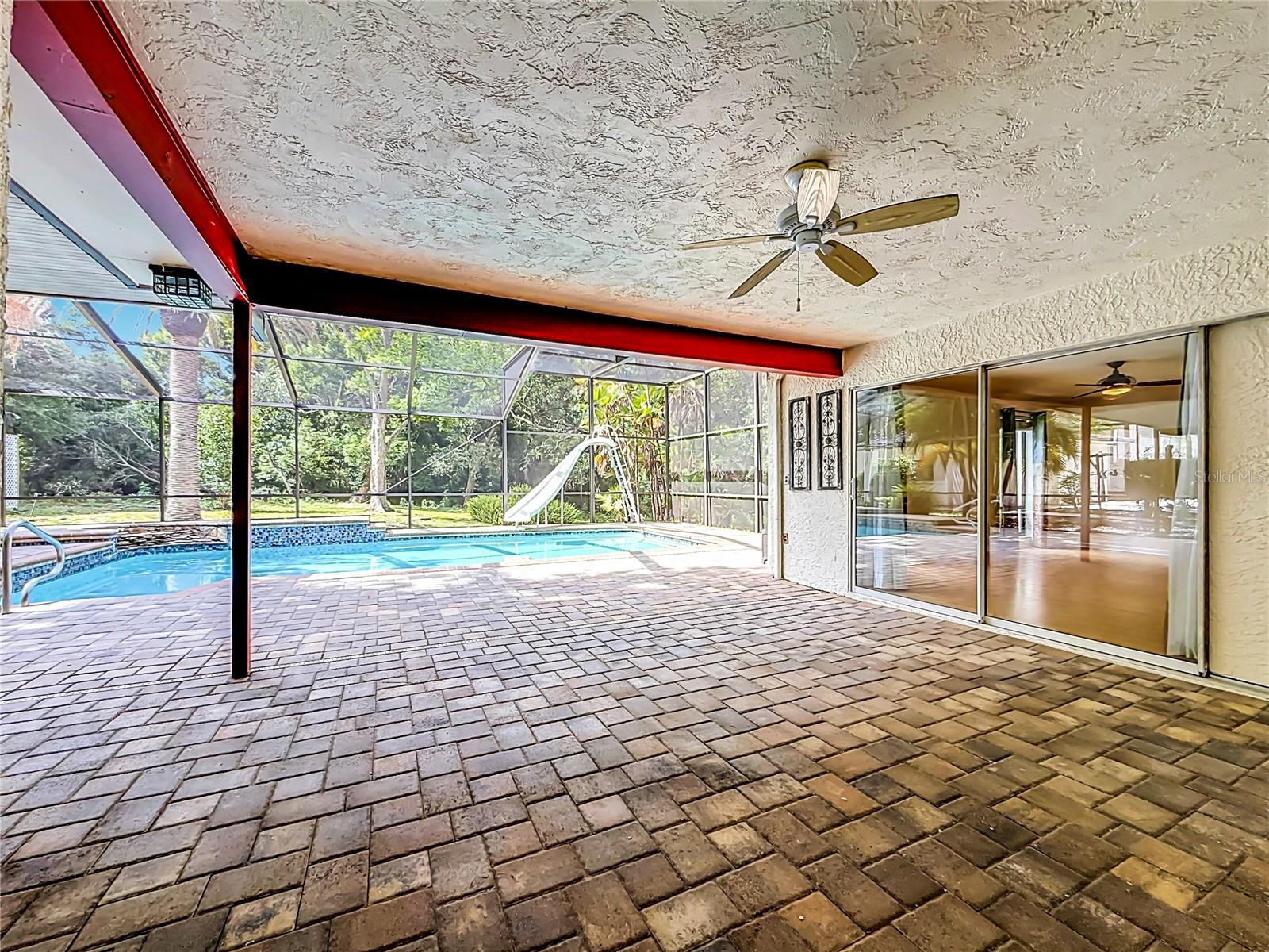 Outdoor Living Space and Pool Area