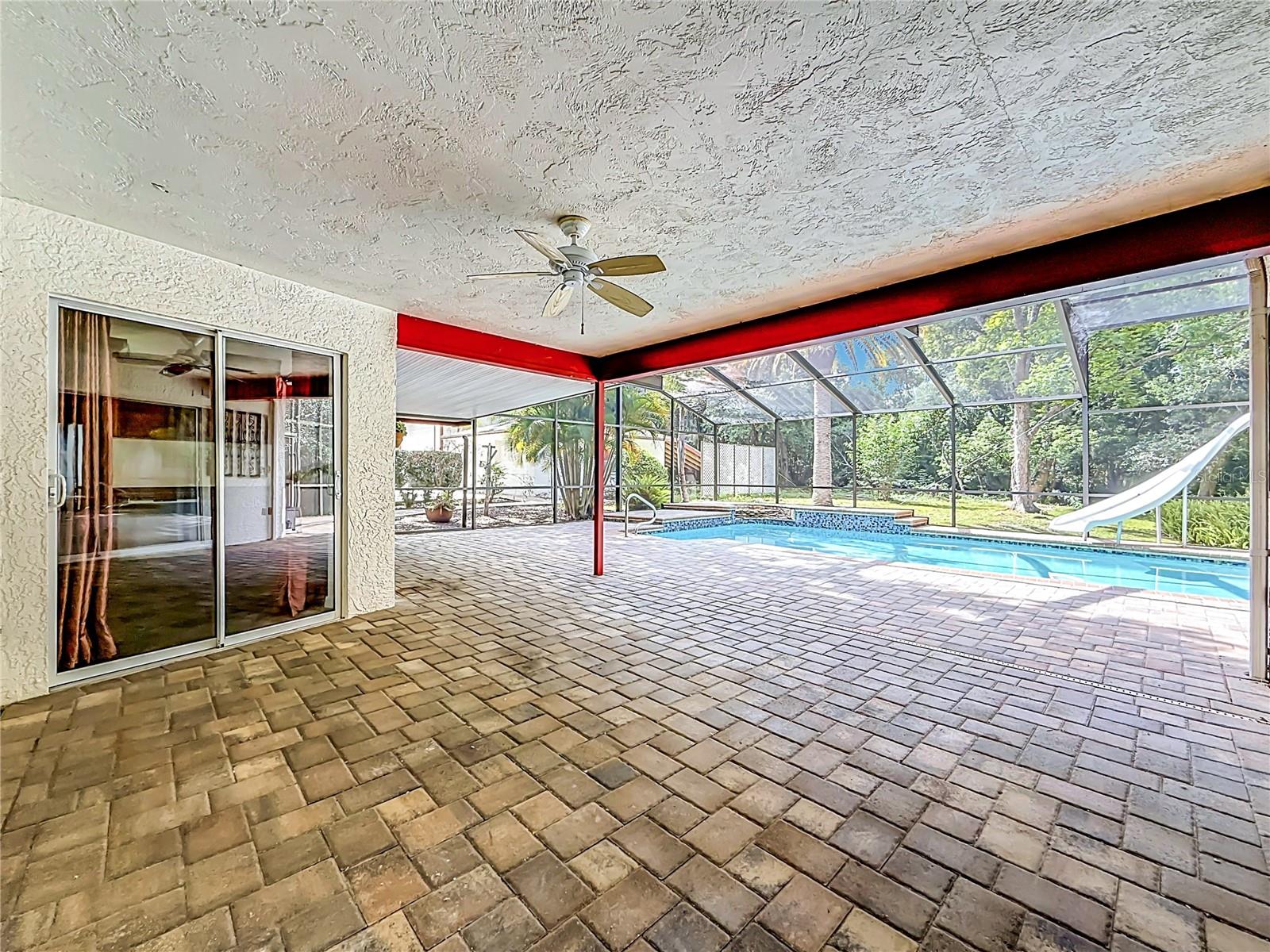 Outdoor Living Space and Pool Area