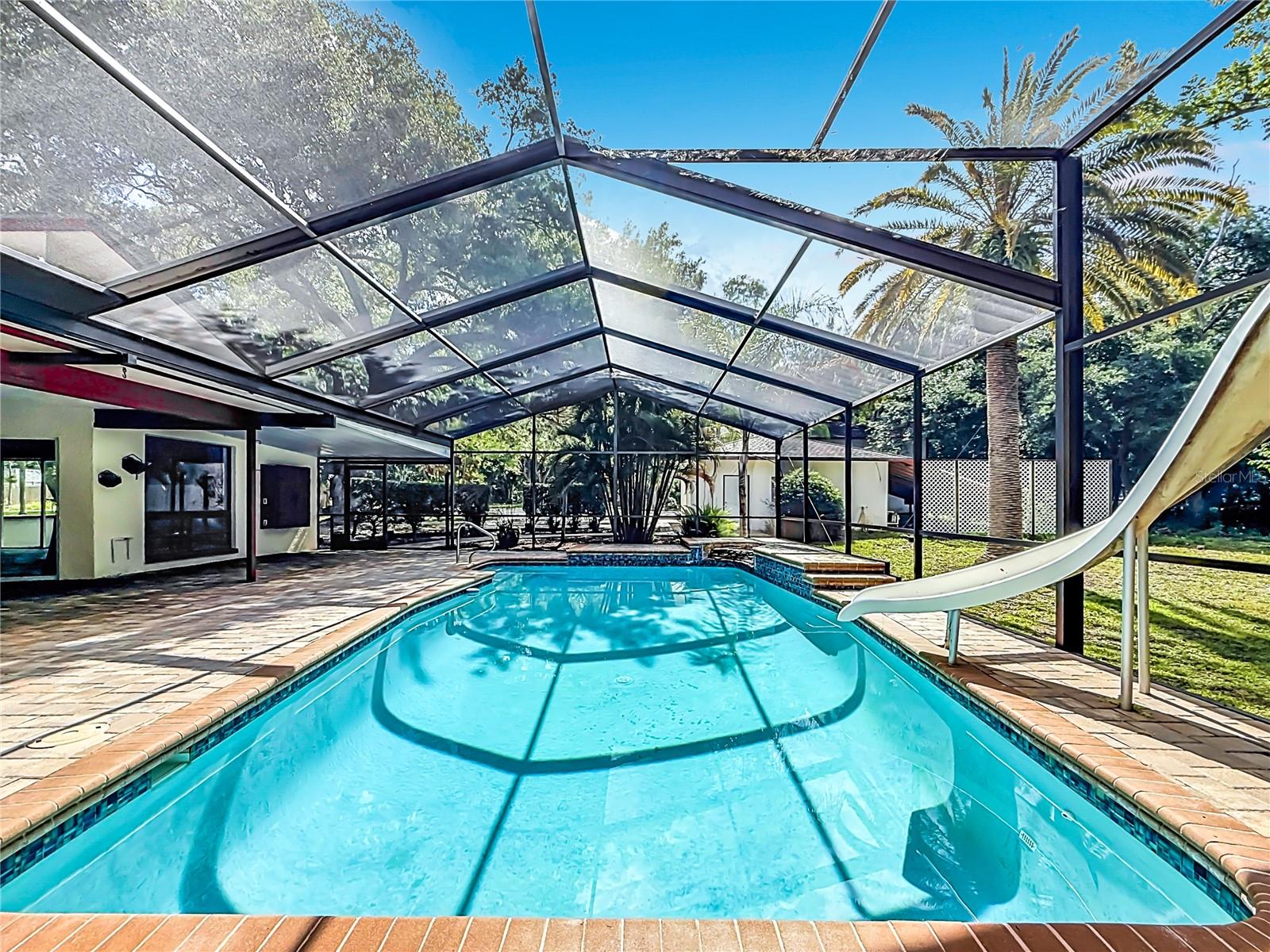 Outdoor Living Space and Pool Area