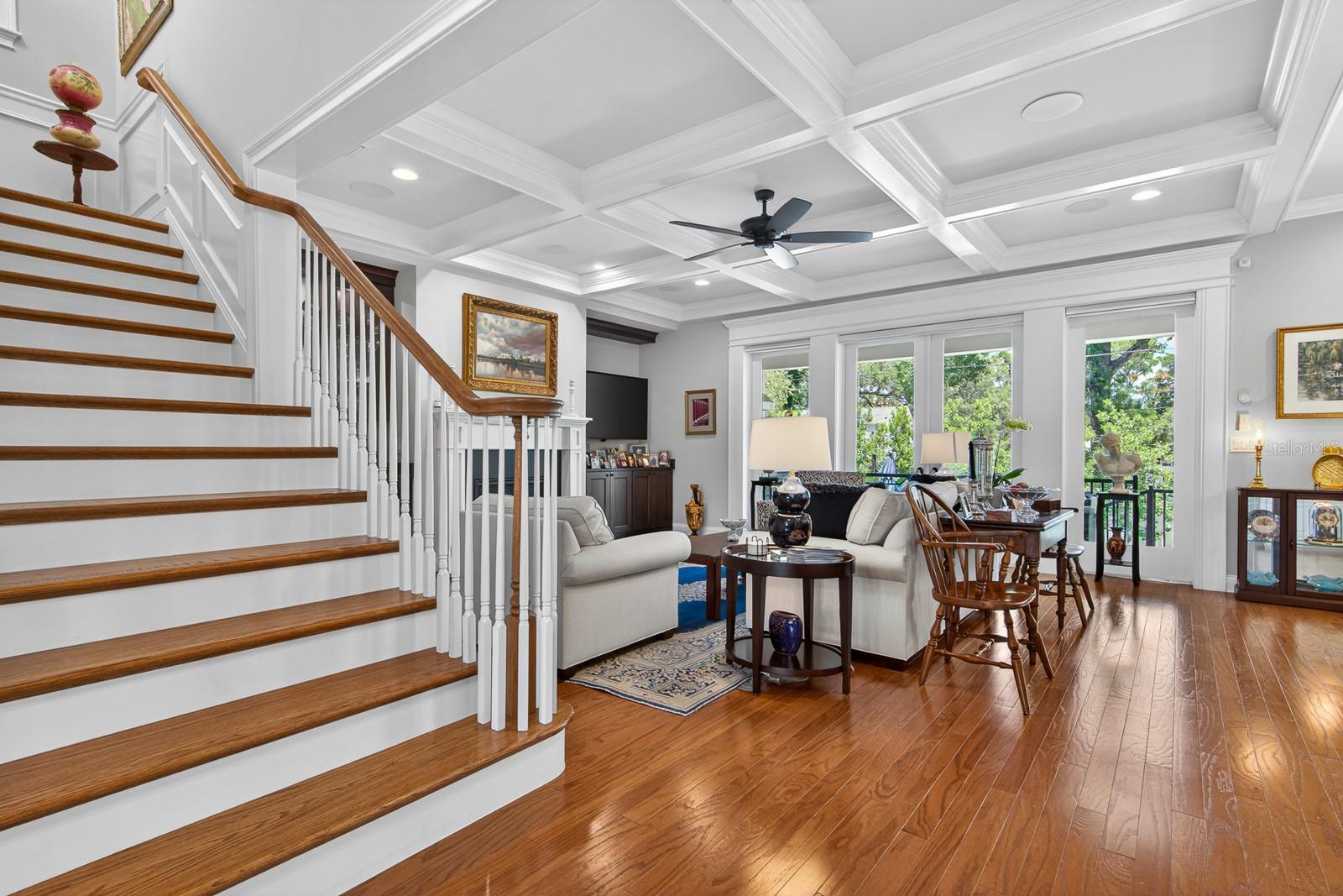 Staircase Family Room View