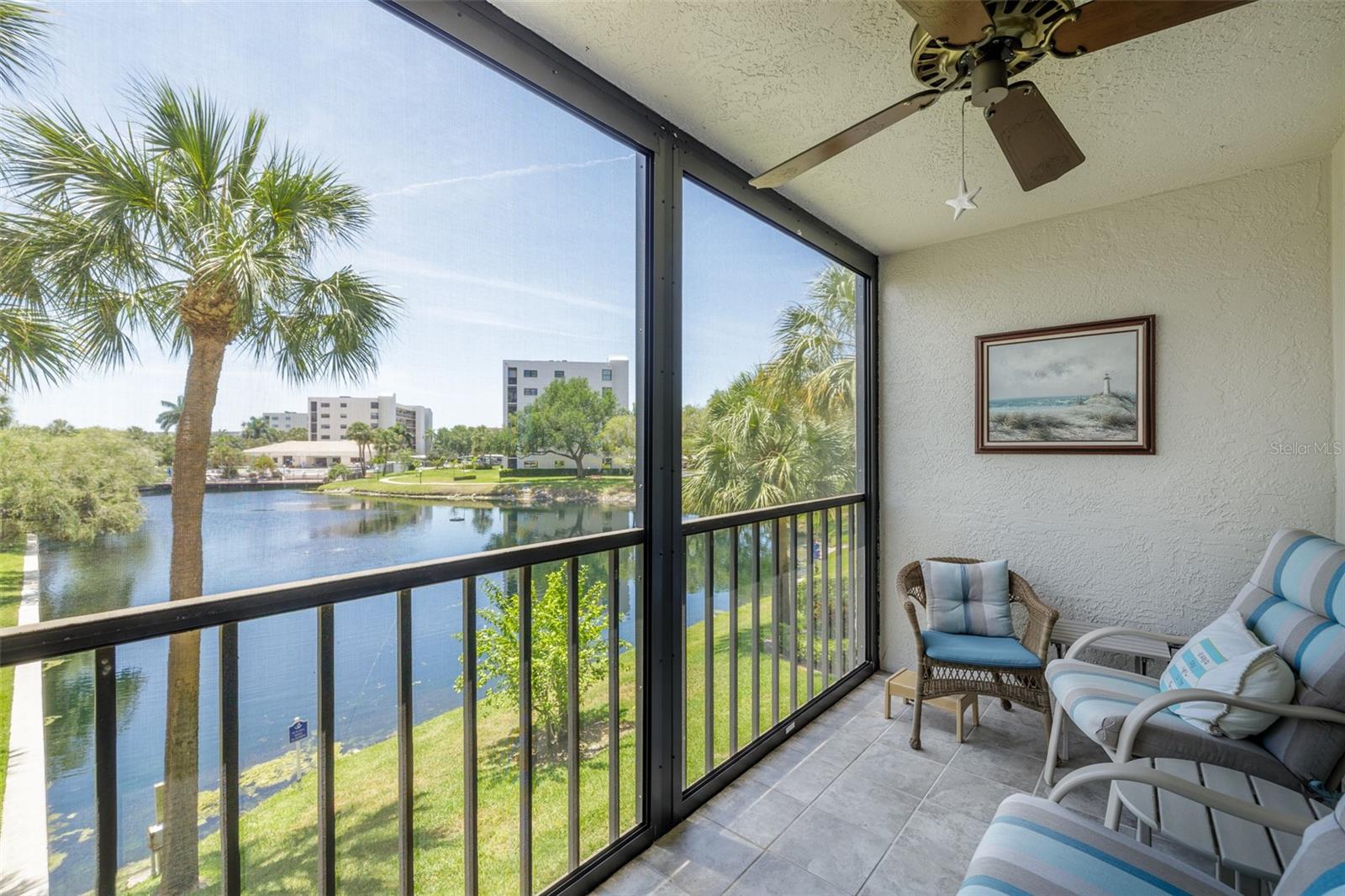 Florida Room. Also, Provided Tinted Vinyl Shades (Not Pictured)