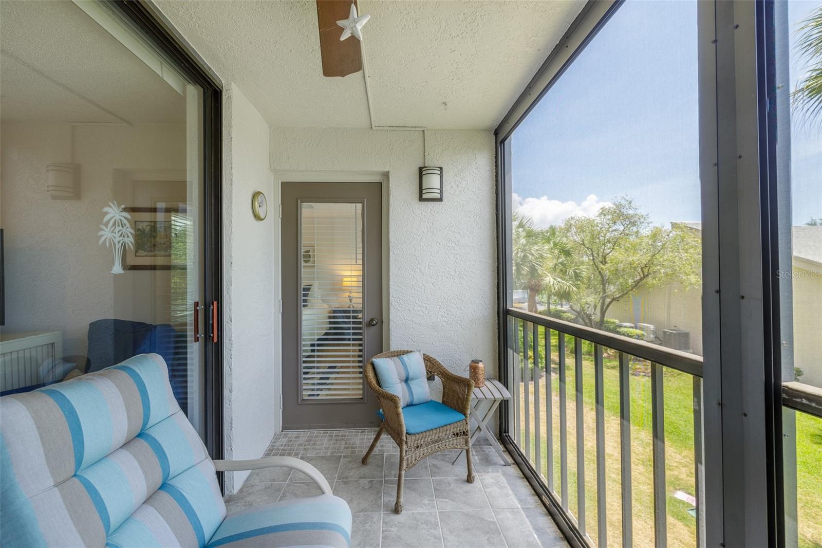 Florida Room. Also, Provided Tinted Vinyl Shades (Not Pictured)