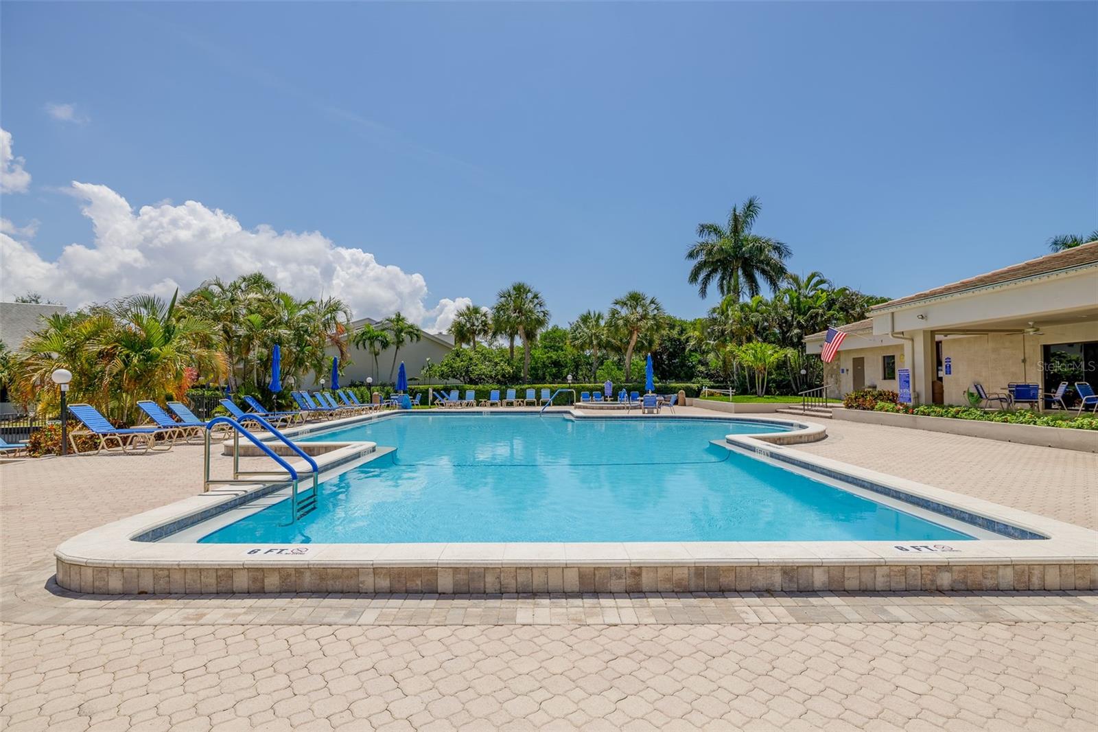 Community Pool outside of Community Clubhouse