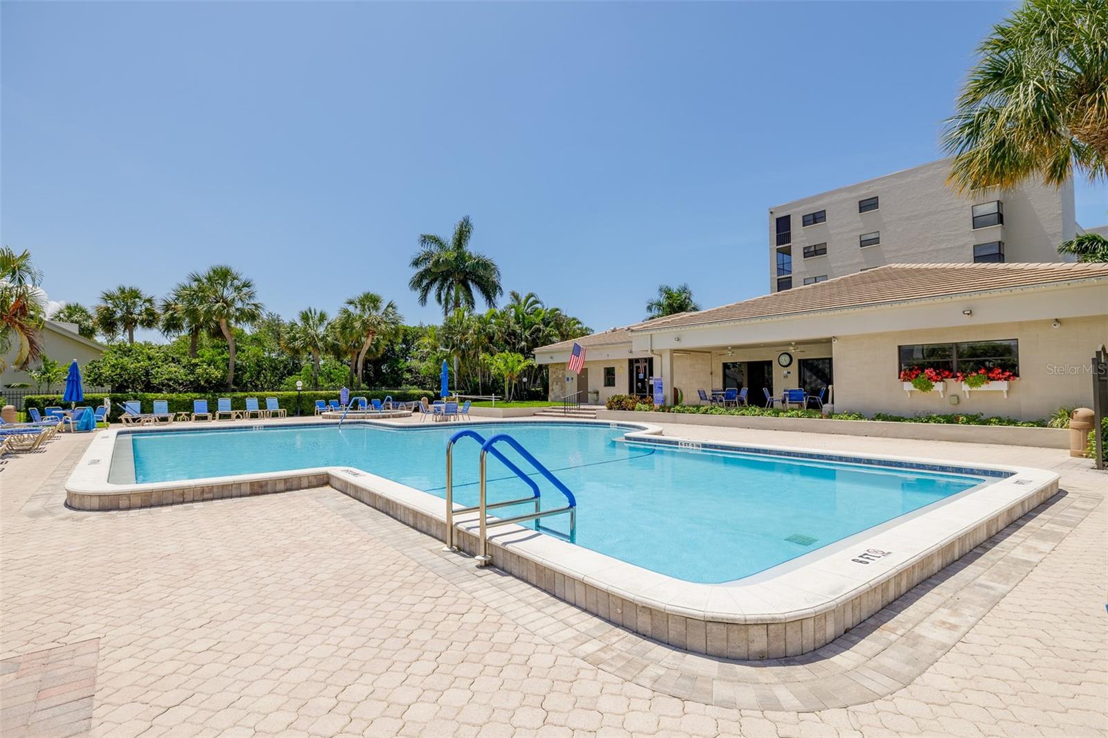 Community Pool outside of Community Clubhouse