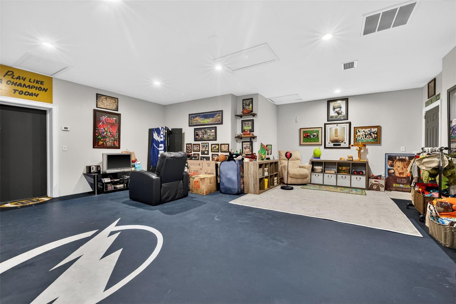 Game room / family room with unlimited options