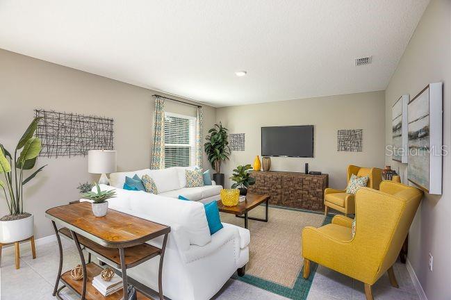 Model home - actual features may vary.