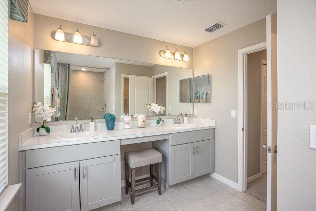 Model home - actual features may vary.