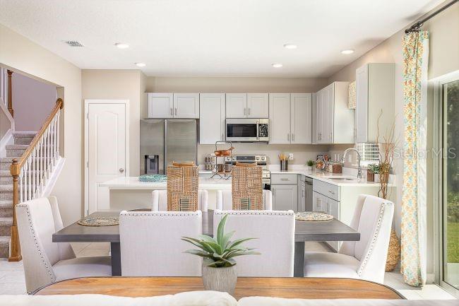 Model home - actual features may vary.