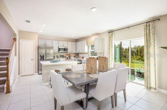 Model home - actual features may vary.