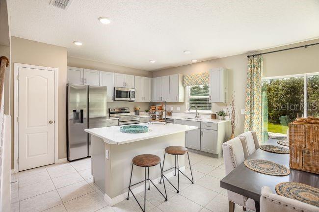 Model home - actual features may vary.